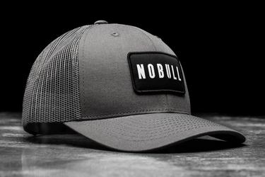 Nobull Curved-Brim Trucker Men's Hats Deep Grey | Australia (EZ1480)